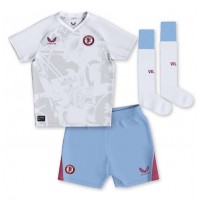 Maglie da calcio Aston Villa Moussa Diaby #19 Seconda Maglia Bambino 2023-24 Manica Corta (+ Pantaloni corti)